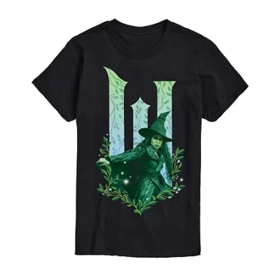 Novelty T-shirts Mens Wicked Graphic T-shirt In Black