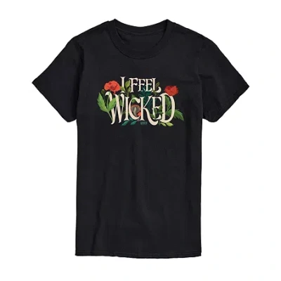 Novelty T-shirts Mens Wicked Graphic T-shirt In Black