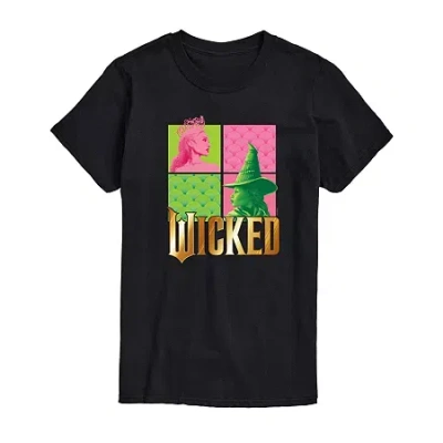 Novelty T-shirts Mens Wicked Graphic T-shirt In Black