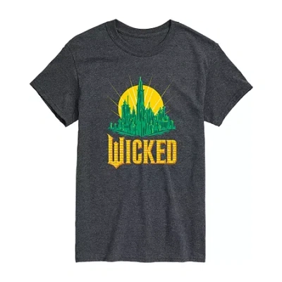 Novelty T-shirts Mens Wicked Graphic T-shirt In Black