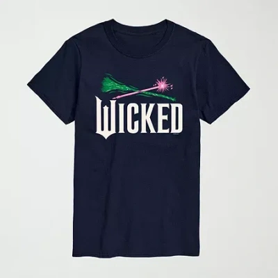 Novelty T-shirts Mens Wicked Graphic T-shirt In Blue