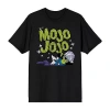 Novelty T-shirts Mojo Jojo Tee Womens Juniors Crew Neck Short Sleeve Loose Fit Powerpuff Girls Graphic T-shirt In Black