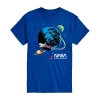 Novelty T-shirts Nasa Mens Crew Neck Short Sleeve Regular Fit Graphic T-shirt In Blue