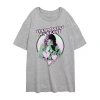 Novelty T-shirts The Exorcist You Possess My Heart Womens Juniors Crew Neck Short Sleeve Regular Fit Graphic T-shirt In Gray