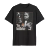 Novelty T-shirts The Godfather Mens Crew Neck Short Sleeve Regular Fit Big And Tall Graphic T-shirt In Black