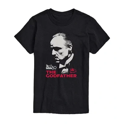 Novelty T-shirts The Godfather Mens Crew Neck Short Sleeve Regular Fit Graphic T-shirt In Black