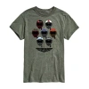 Novelty T-shirts Top Gun Mens Crew Neck Short Sleeve Classic Fit Graphic T-shirt In Green