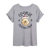 Novelty T-shirts Winnie The Pooh Cookie Tester Tee Womens Crew Neck Short Sleeve Winnie The Pooh Graphic T-shirt In Gray