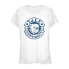 Novelty T-shirts Yale University Tee Womens Juniors Crew Neck Short Sleeve Classic Fit Graphic T-shirt In White