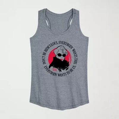 Novelty T-shirts Everybody Wants To Be Us Womens Crew Neck Sleeveless Tank Top In Gray