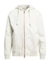 Novemb3r Man Sweatshirt Ivory Size S Cotton In White