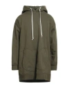 Novemb3r Man Sweatshirt Military Green Size S Cotton In Green