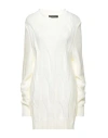 Novesettezero Woman Sweater White Size L Acrylic