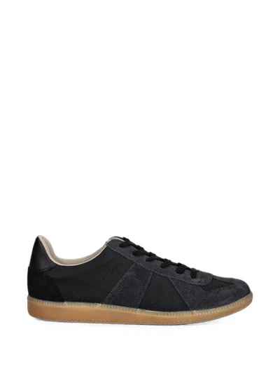 Novesta Gat Summer Panelled Lace-up Sneakers In Black