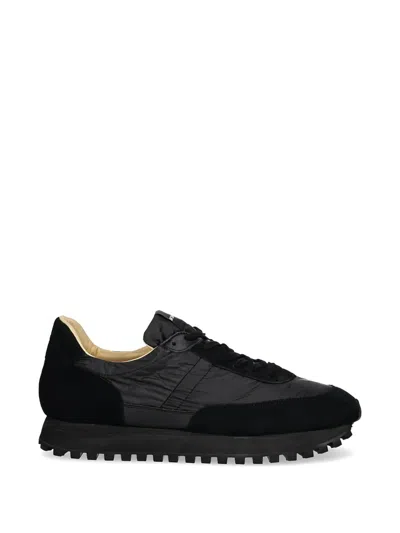 Novesta Marathon Runner Suede Panel Sneakers In Black