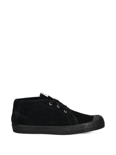 Novesta Ng Lone Star Lace-up Suede Sneakers In Black