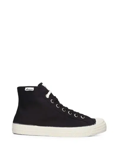 Novesta Star Dribble High-top Canvas Sneakers In Black