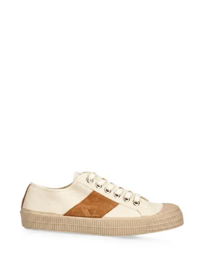 Novesta Suede-panel Sneakers In Neutral