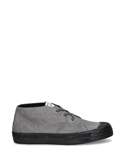 Novesta X Noel Gallagher Lace-up Panelled Sneakers In Gray