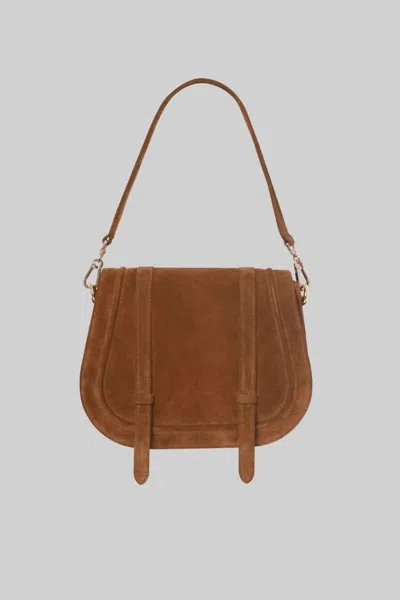 Novinska Maxi Saddle Bag In Cognac In Brown