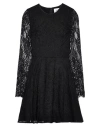 Novis Woman Mini Dress Black Size 8 Rayon, Cotton, Nylon In Black