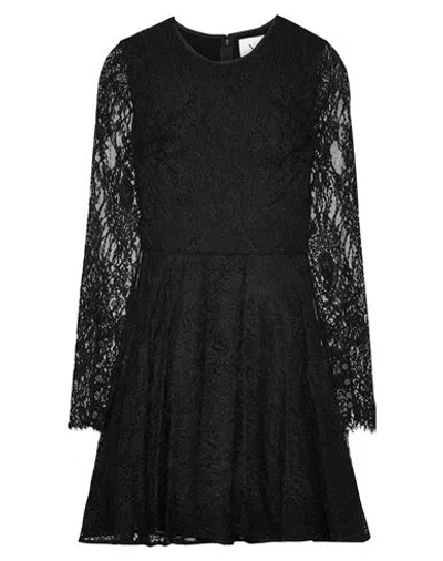Novis Woman Mini Dress Black Size 8 Rayon, Cotton, Nylon