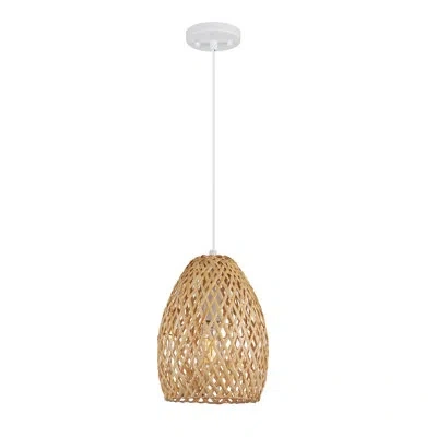 Novogratz 1 - Light Statement Bell Pendant In White