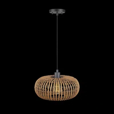 Novogratz 1 - Light Statement Drum Pendant In Gold