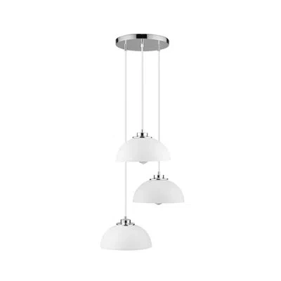 Novogratz 3 - Light Cluster Dome Pendant In Silver
