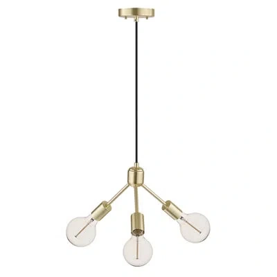Novogratz 3 - Light Sputnik Sphere Chandelier In Gold
