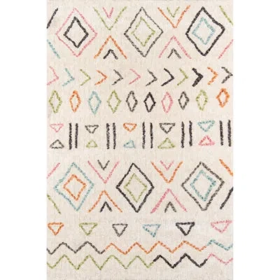 Novogratz Bungalow Moroccan Handmade Tufted Ivory Area Rug In Multi