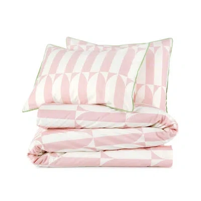 Novogratz By Utica  Waverly Pink Standard Cotton Comforter Set