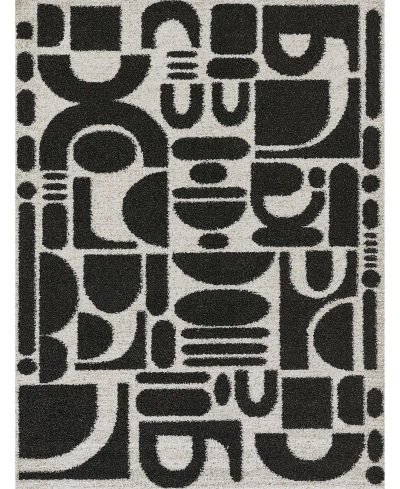 Novogratz Collection Kaia Kai-2 7'10" X 10' Area Rug In Black