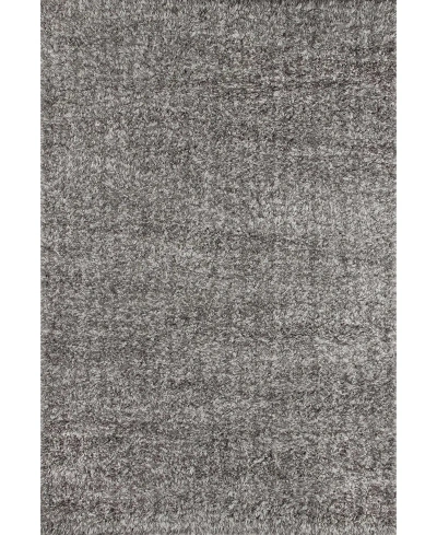 Novogratz Collection Nola Shag Ns-01 5'3" X 7' Area Rug In Silver