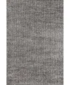 Novogratz Collection Nola Shag Ns-01 7'10" X 10' Area Rug In Silver