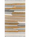 NOVOGRATZ COLLECTION NOVOGRATZ INDIO IND-6 MUSTARD 3' X 5' AREA RUG