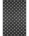 Novogratz Collection Novogratz Villa Vi-01 Charcoal 2'7" X 7'6" Runner Outdoor Area Rug In Charcoal
