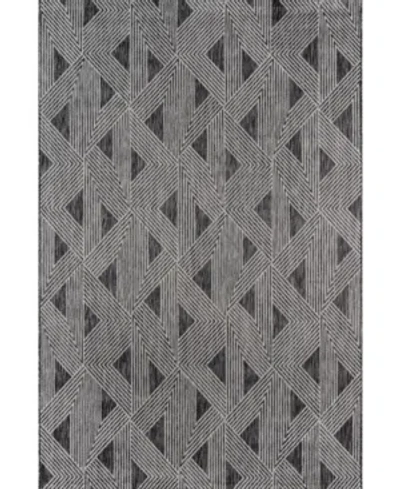Novogratz Collection Novogratz Villa Vi-06 Charcoal 5'3" X 7'6" Outdoor Area Rug