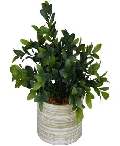 Novogratz Collection Traditional Eucalyptus Artificial Plant, 11.3" In Green