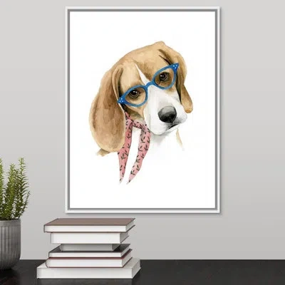 Novogratz 'fab Dog Iii' By The  - Painting On Canvas In Wrapped Canvas