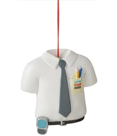 Novogratz "geek" Shirt Ornament In Silver