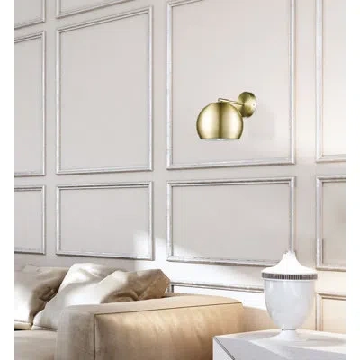 Novogratz Hephzibah 1 - Light Metallic Armed Sconce In Métallique