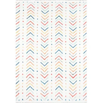 Novogratz Machine Made Power Loom Polyester/polypropylene Area Rug In Multicolor