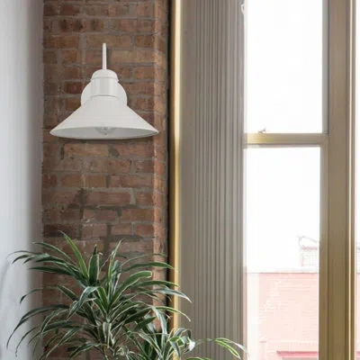 Novogratz Maxwell Outdoor Barn Light In Matte White