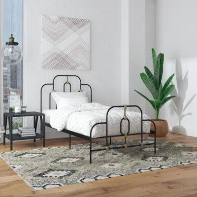Novogratz Olivia Metal Platform Bed In Black