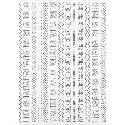 Novogratz Power Loom Ivory Rug In White