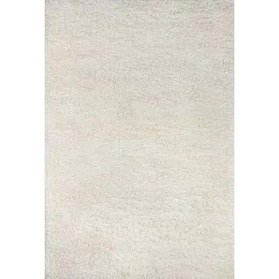 Novogratz Rectangle Nola Shag Area Rug In White