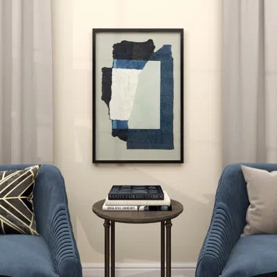 Novogratz Single Picture Frame Graphic Art On Canvas In Blue