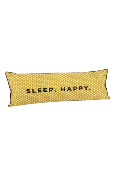 Novogratz Sleep Happy Accent Pillow In Mustard