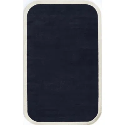 Novogratz Tallulah Wool Area Rug In White;navy